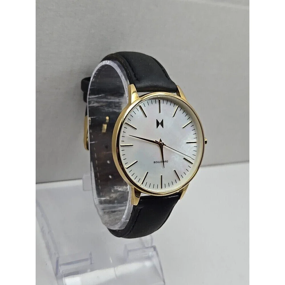 MVMT Boulevard Abbott Kinney 38 mm Gold MOP Dial Quartz New Battery Womens Watch